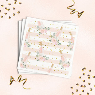 Rosé Wine Brautparty Napkins Serviette