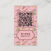 Rose Wine Business Card Visitenkarte (Rückseite)