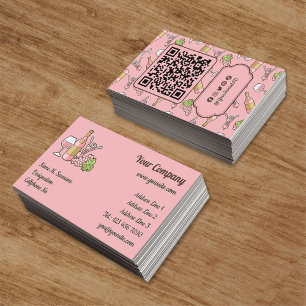 Rose Wine Business Card Visitenkarte