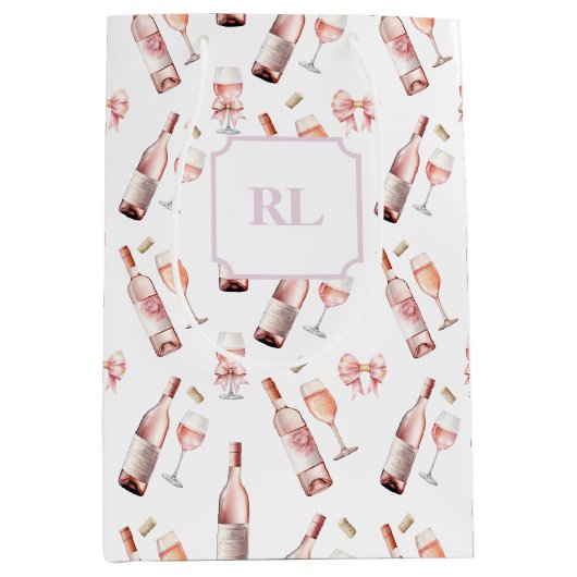 Rosé Wine Lover Mittlere Geschenktüte (Vorderseite)