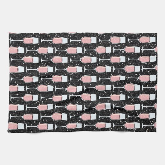 Rose Wine Pattern Geschirrtuch (Horizontal)