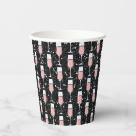 Rose Wine Pattern Pappbecher