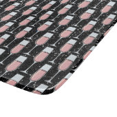 Rose Wine Pattern Schneidebrett (Ecke)