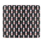 Rose Wine Pattern Schneidebrett (Vorderseite)