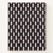 Rose Wine Pattern - Wine Diaries Notizblock (Rückseite)