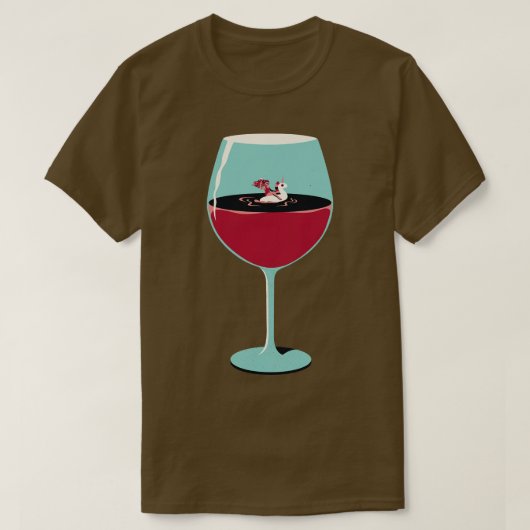 Rose Wine Summer Design Urlaub für Erwachsene nach T-Shirt (Design vorne)