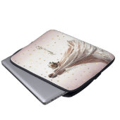 Rose Winter Wedding Bride Golden Shiny Party Laptopschutzhülle (Vorne Knopf)