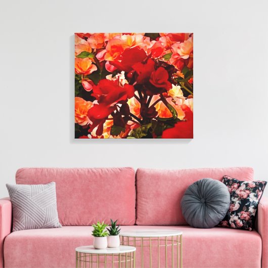 ROSE WORLD LEINWANDDRUCK (Insitu (Wohnzimmer))