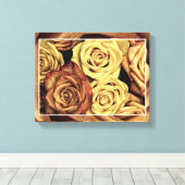 Rose Wrapped Canvas Leinwanddruck (Insitu (Holzboden))