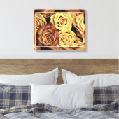 Rose Wrapped Canvas Leinwanddruck (Insitu (Schlafzimmer))