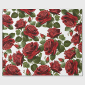 Rose Wrapping Paper Geschenkpapier (Flach)