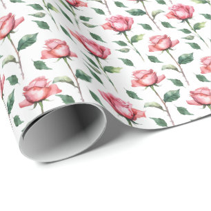 Rose Wrapping Paper Geschenkpapier