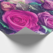 Rose Wrapping Paper Geschenkpapier (Ecke)
