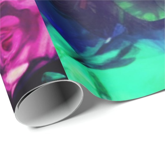 Rose Wrapping Paper Geschenkpapier (Rolleneckpunkt)