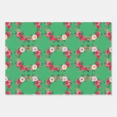 Rose Wrapping Paper Geschenkpapier Set (Vorderseite)