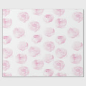 Rose Wrapping Paper - handbemalte Blume Geschenkpapier (Flach)