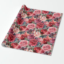 Rose-Wrapping Paper Roll