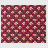 Rose Wrapping Paper Romantische Rose Geschenkpapier (Flach)