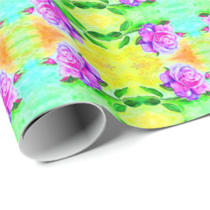 Rose-Wrapping-Papier Geschenkpapier