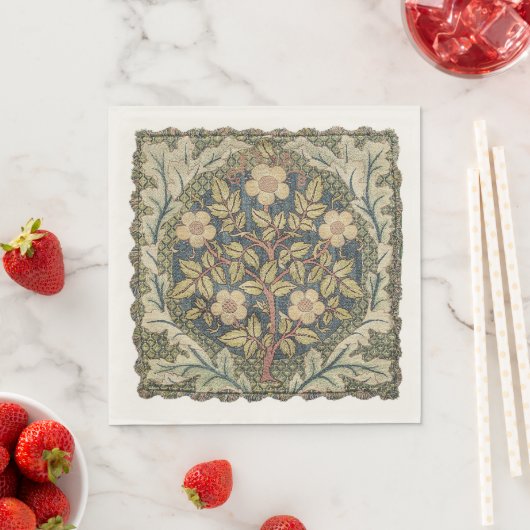 Rose Wreath von William Morris Serviette (Beispiel)
