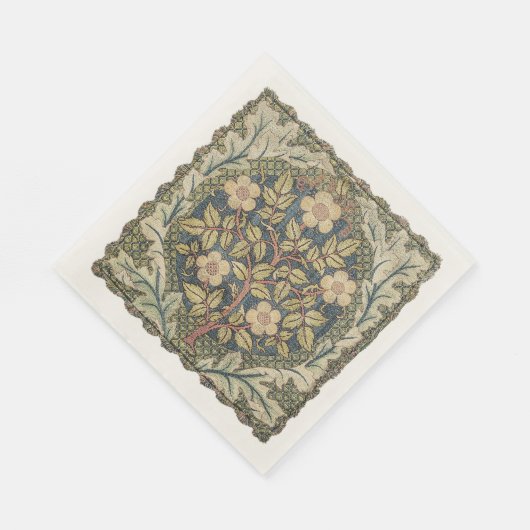Rose Wreath von William Morris Serviette (Ecke)