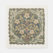 Rose Wreath von William Morris Serviette (Vorderseite)
