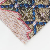 Rose Wreath, William Morris Fleecedecke (Ecke)