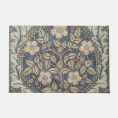 Rose Wreath William Morris Fußmatte (Vorderseite)