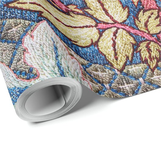 Rose Wreath, William Morris Geschenkpapier (Rolleneckpunkt)