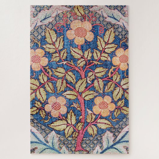 Rose Wreath, William Morris Puzzle (Vertikal)