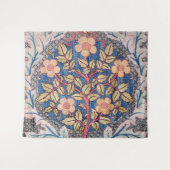 Rose Wreath, William Morris Wandteppich (Vorderseite (Horizontal))