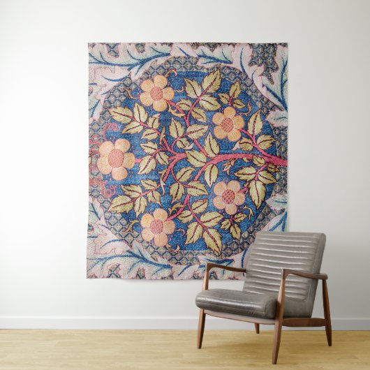 Rose Wreath, William Morris Wandteppich (Beispiel)