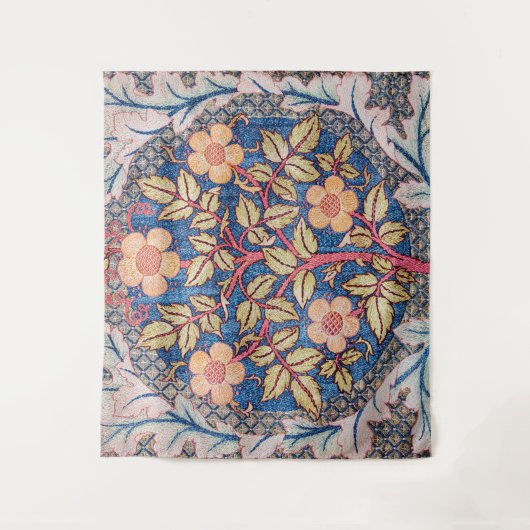 Rose Wreath, William Morris Wandteppich (Vorderseite)