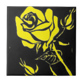 "Rose Yellow" Küche Garten Keramik Tile Fliese (Vorderseite)