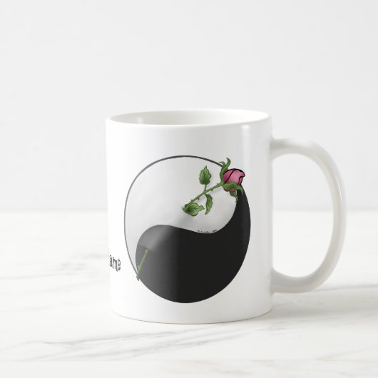 Rose Yin Yang Tassen (Rechts)