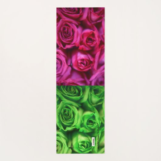Rose Yoga Mat Yogamatte (Rückseite)