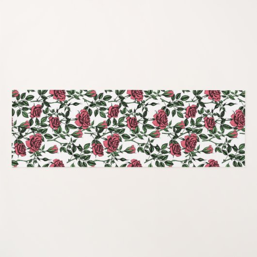 Rose Yogamatte (Vorderseite (Horizontal))