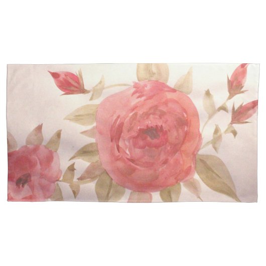 Rose zart kissenbezug (Vorderseite-Links)