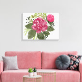 Rose | Zazzle_Growshop. Leinwanddruck (Insitu (Wohnzimmer))