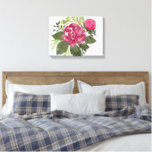 Rose | Zazzle_Growshop. Leinwanddruck (Insitu (Schlafzimmer))