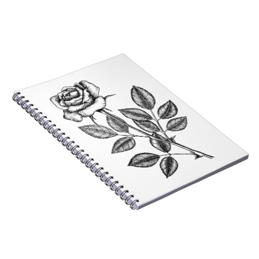 Rose zeichn 2 notizblock (Rechte Seite)