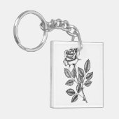 ROSE ZEICHN 2 SCHLÜSSELANHÄNGER (Vorderseite links)