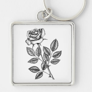 ROSE ZEICHN 2 SCHLÜSSELANHÄNGER