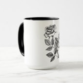 ROSE ZEICHN 2 TASSE (Vorderseite Links)