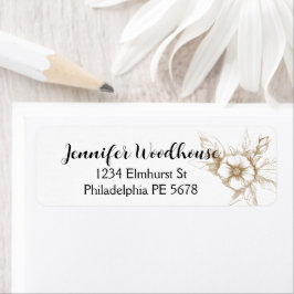 Rose, zeichn der Rücksendeadresse