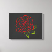 Rose Zeichnend Leinwand (Vorderseite)