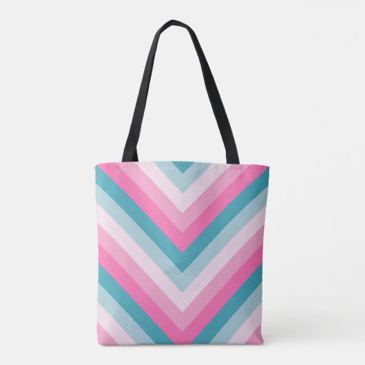 Rose Zickzack Deluxe Tasche (Rückseite)