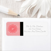 Rose Zickzack Mit Monogramm (Insitu)