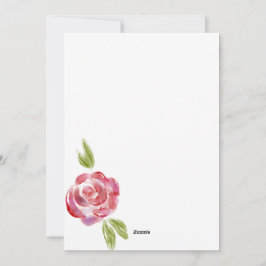 Rose zu den Vintagen Floralfarben und dem klassisc Feiertagskarte
