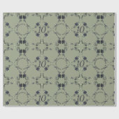 Rose zum 10. Geburtstag von Zinn Geschenkpapier (Flach)